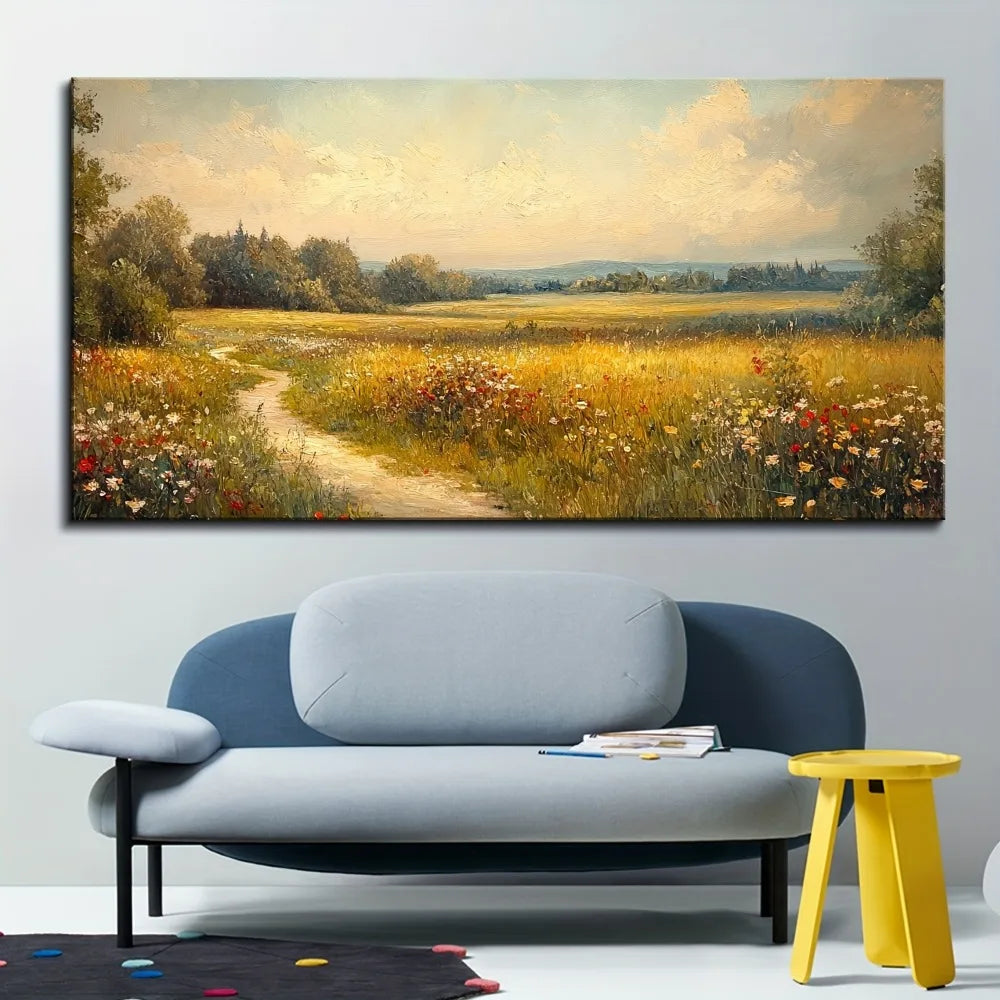 Classical Lake Landscape Canvas Poster For Home Decor