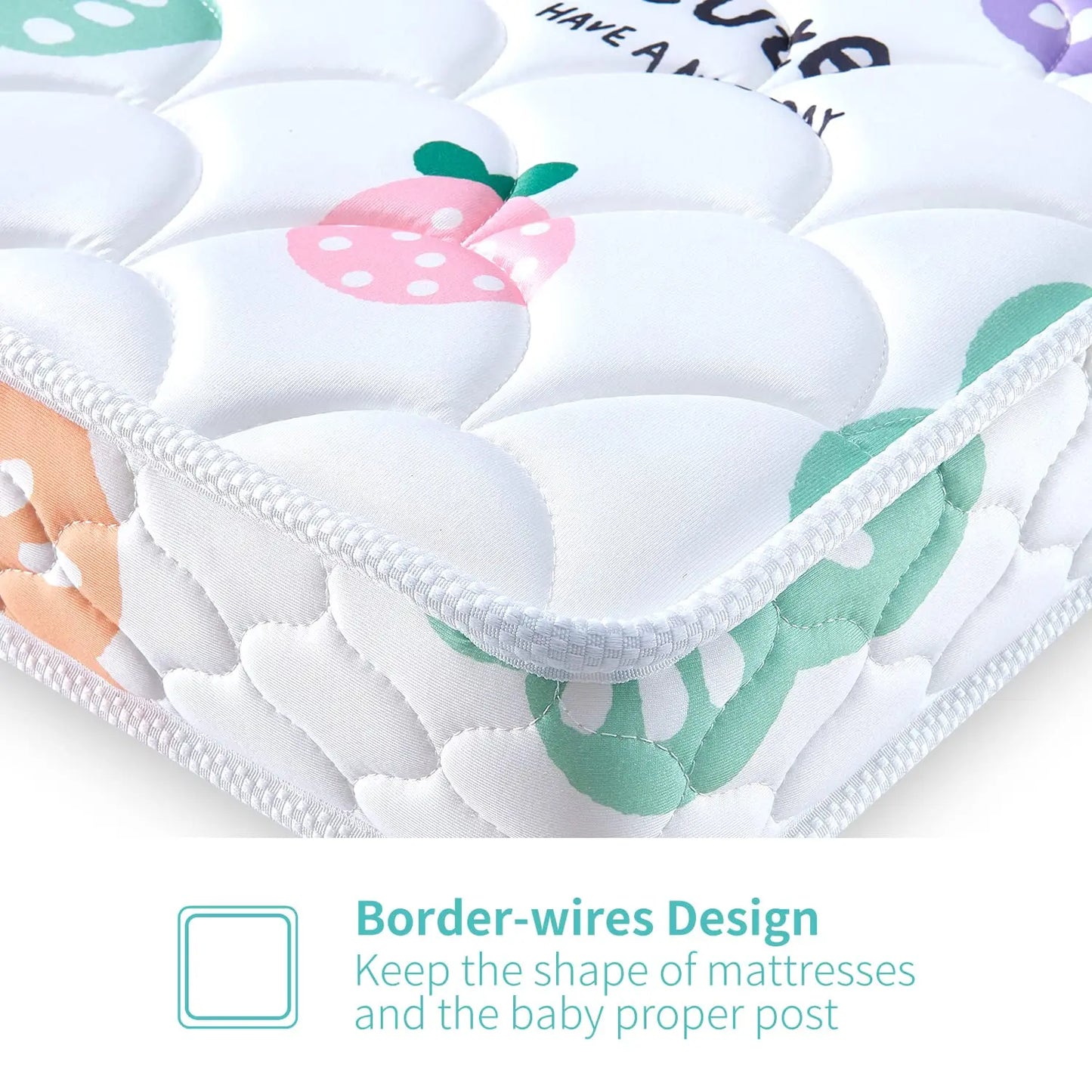 Crib and Toddler Mattress - 52" x 27.6" x 5" - Breathable - Firm - Dual Sided Standard Size Baby Mattress for Crib - Premium Foa