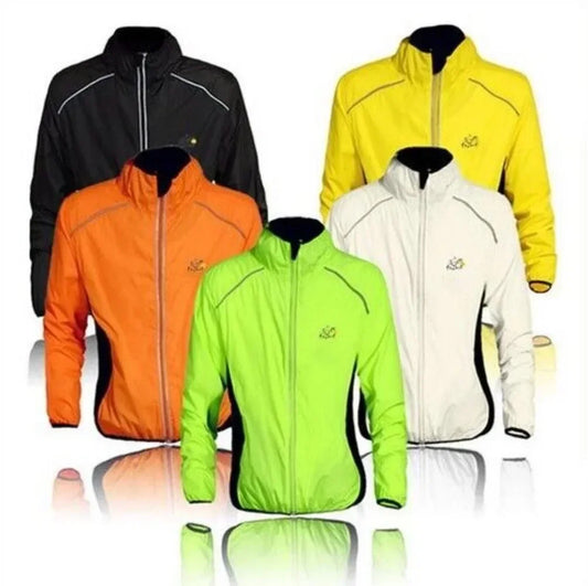 Guangdong Reflective Men's Rain Jacket Waterproof Windproof