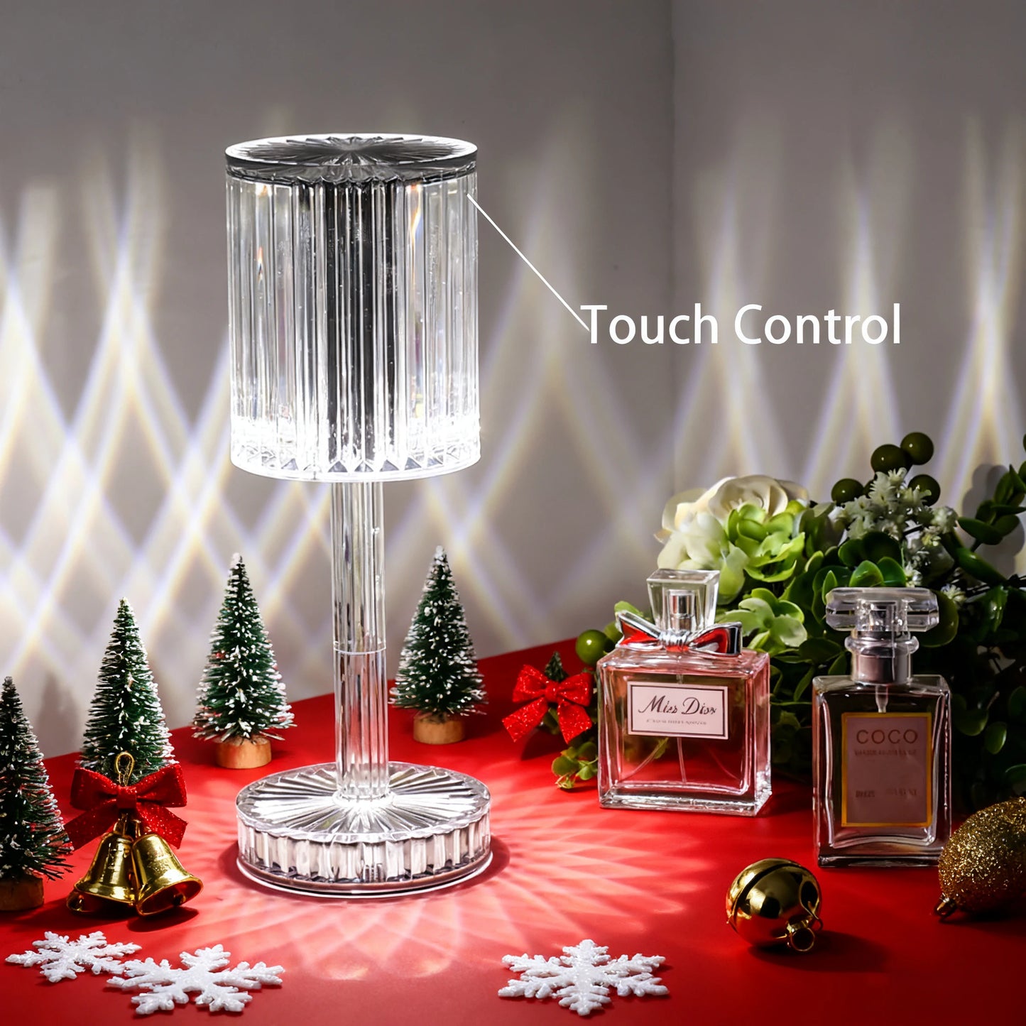 The LED Table Lamp With A High-end Line Crystal Lamp Is Suitable For Bedrooms, Staircases, Kitchens, Piano Rooms And Dance Studi