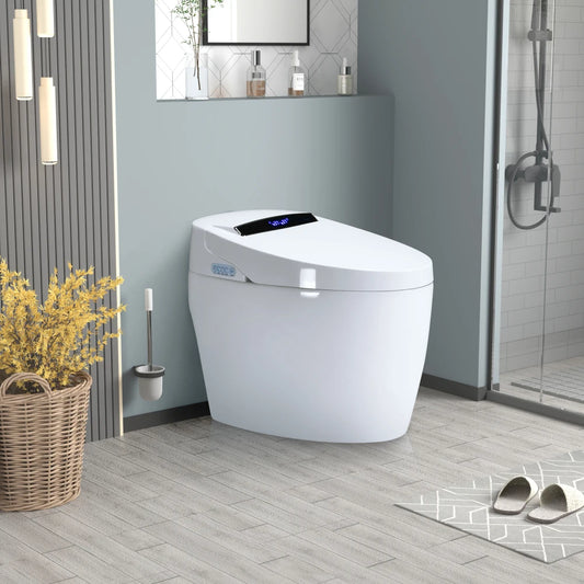 Smart Portable Bidet Toilet With Heated Seat Auto Open Close