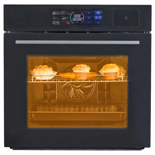 24 Inch Single Wall Oven Built In Convection Stainless Steel