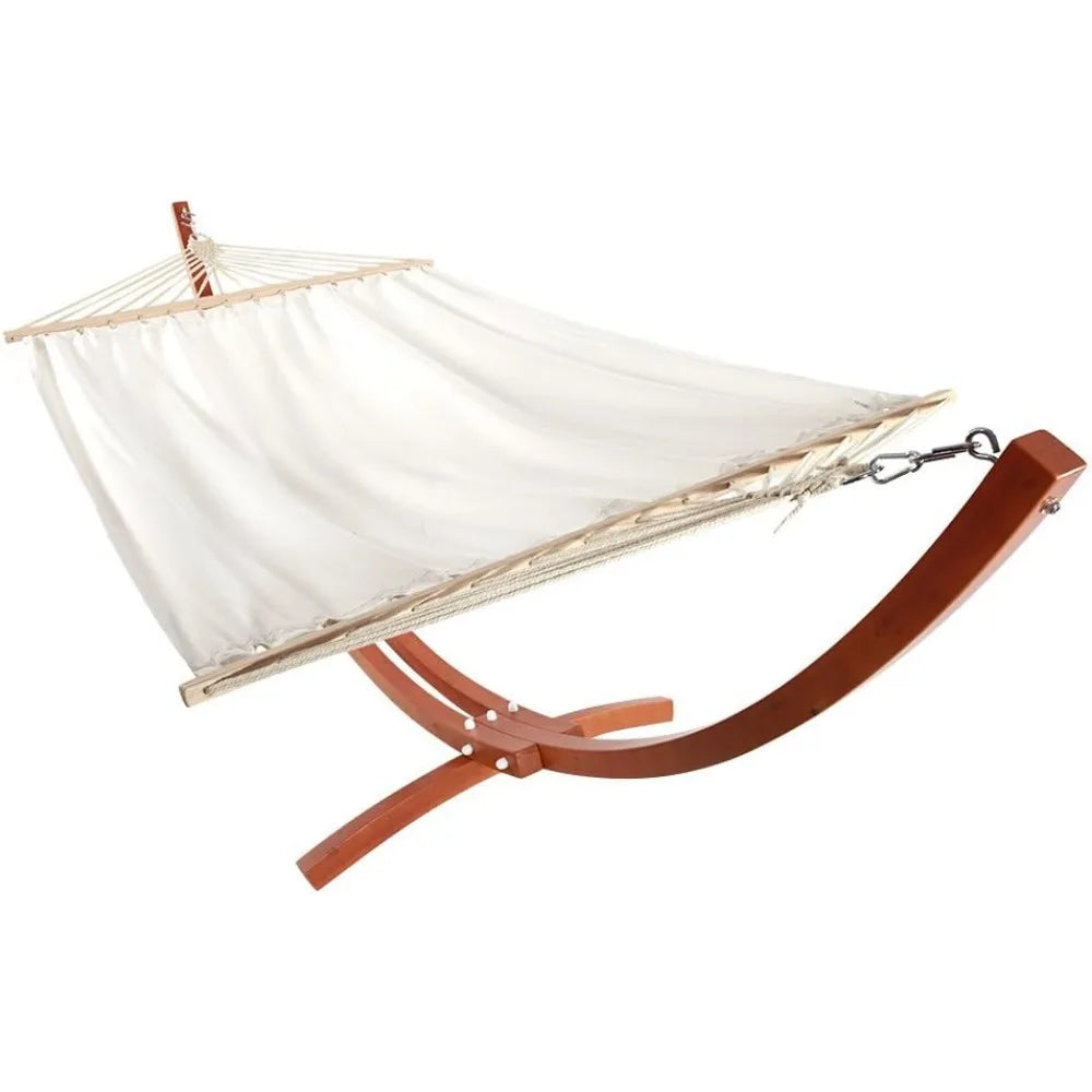 ONCLOUD Hammock Wood Arc Stand With Double Hammock Bundle