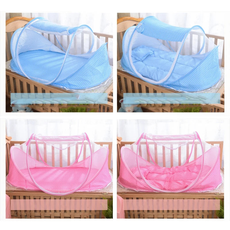 Baby Bed Mosquito Net For Crib Folding Mesh Tent Bedding