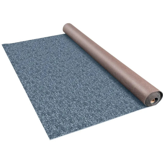 Gray Marine Carpet 6 ft x 13.1 ft Boat Carpet Rugs Indoor Outdoor Rugs for Patio Deck Anti-Slide TPR Water-Proof Back Cut Outd