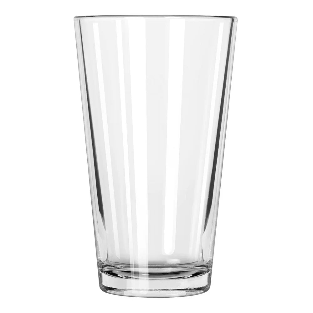 4 Pack Everyday Clear Pint Glasses Durable 16oz Tumbler Beer Water Smoothie Versatile Use Dishwasher Safe Classic Design Stylish