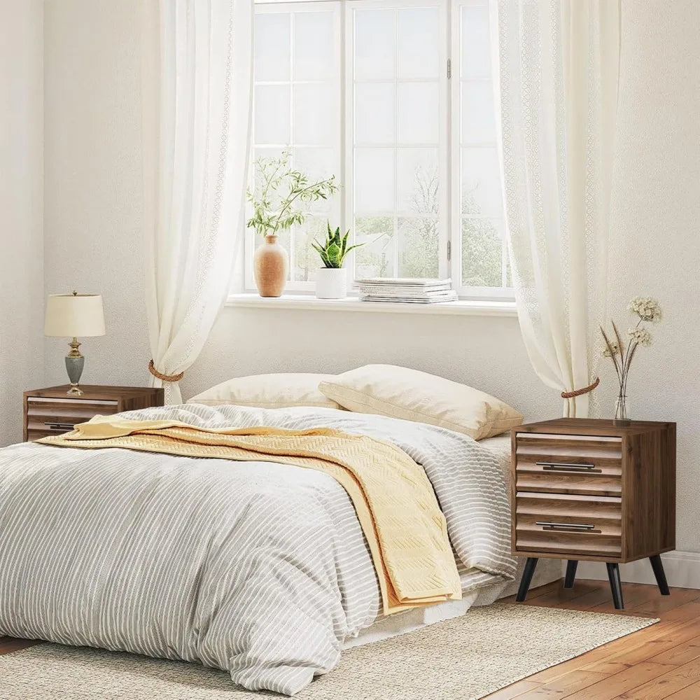 RBXC Farmhouse Bedroom Set 3 Piece Dresser Nightstands