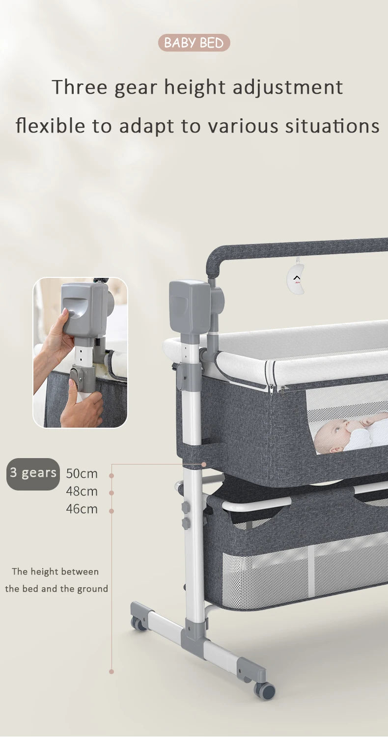 Baby Crib Baby Accessories Baby Cradles Moises for Babies Newborn Baby Nest Baby Childcare Foldable Infant Multifunctional Kids