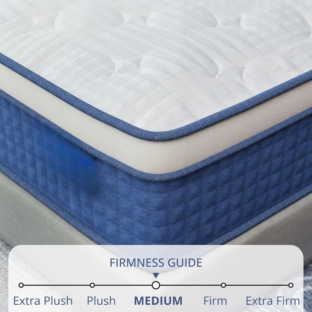 ZHUOTING Hybrid Mattress In A Box With Pocket Springs