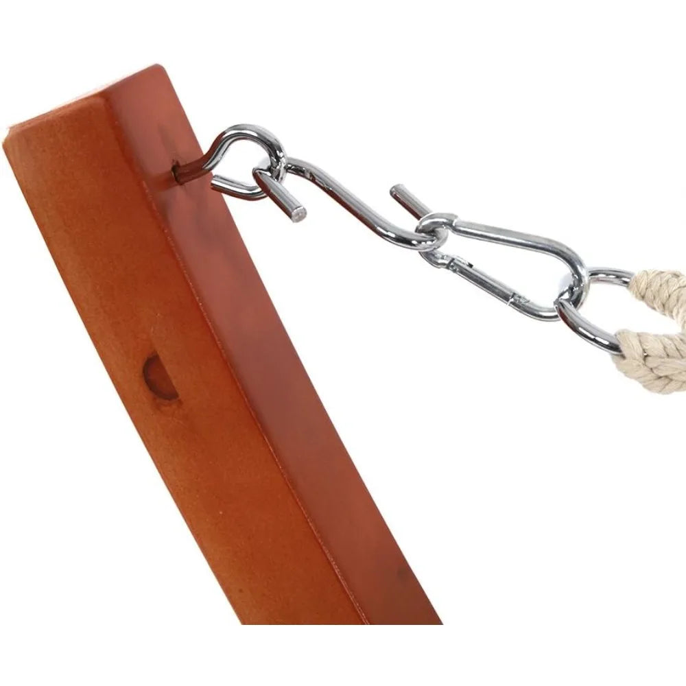 ONCLOUD Hammock Wood Arc Stand With Double Hammock Bundle