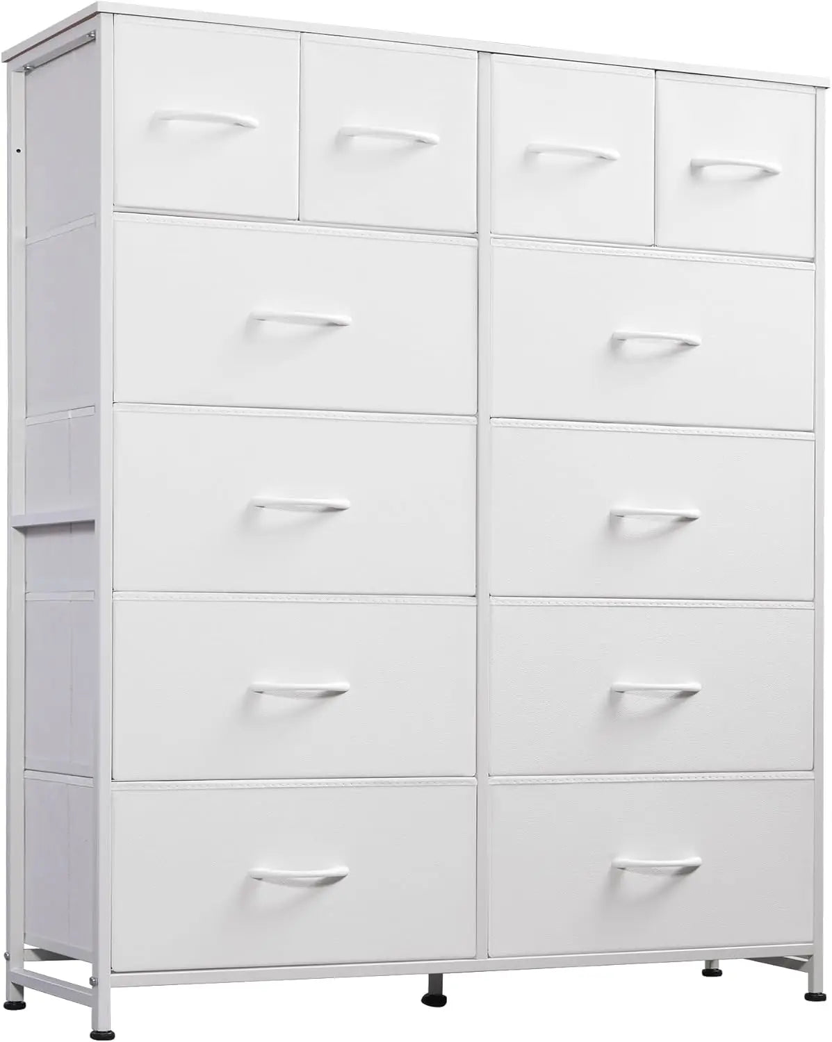 Tall Dresser for Bedroom with 12 Drawers, Fabric Dresser for Bedroom, Closet, Fabric Storage Dressers with Drawers