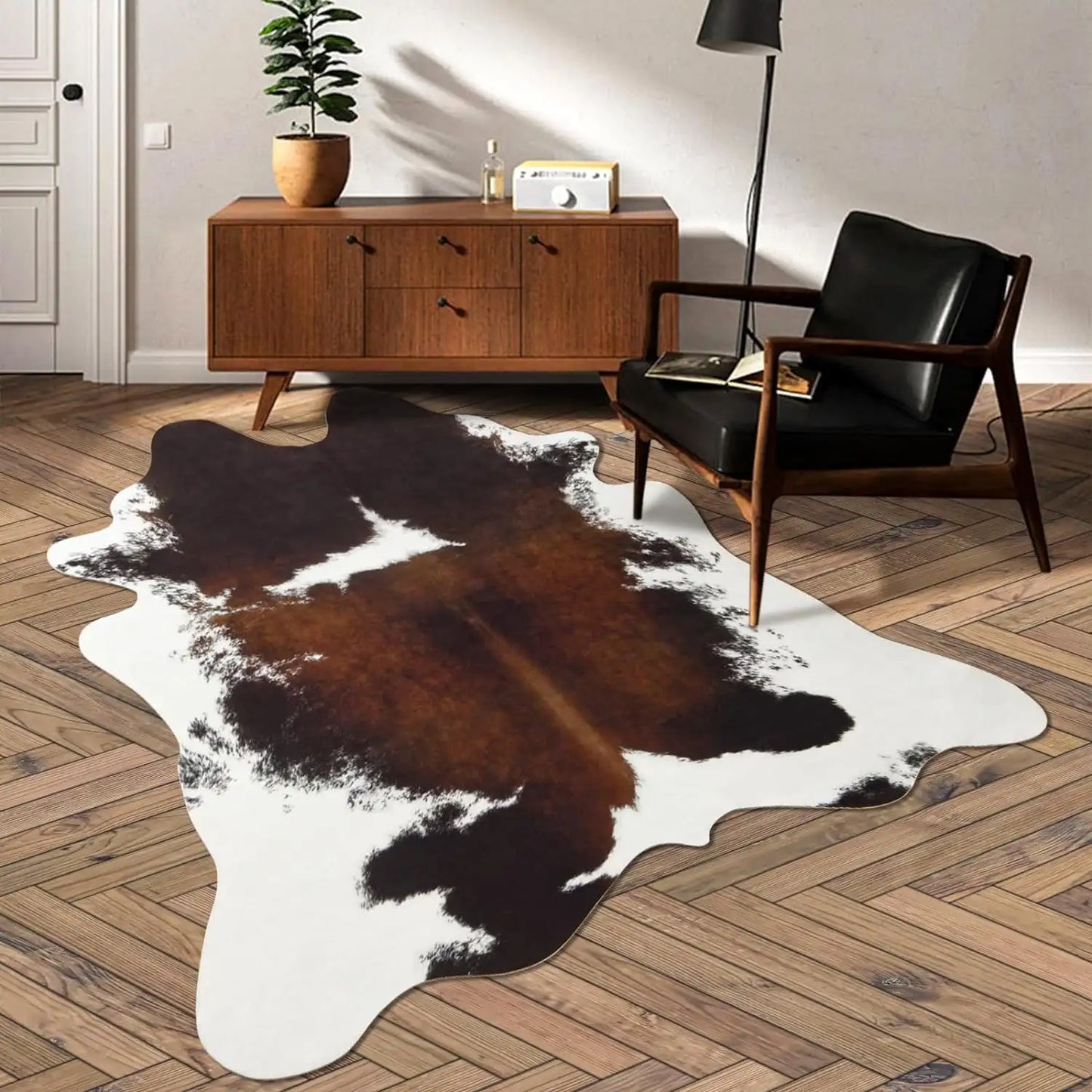American style Animal Print Rug faux fur cowhide rug Bedroom carpet room carpet for living room rugs house decoration floor mats