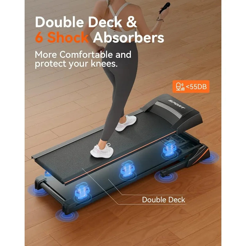 Treadmills for Home, Treadmill with 0-15% Auto Incline, 3HP Folding Treadmills for Running Walking with 300LBS Weight Capacity