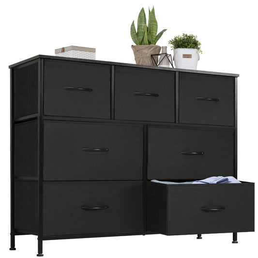 Modern 7 Drawer Fabric Organizer For Bedroom And Living Room
