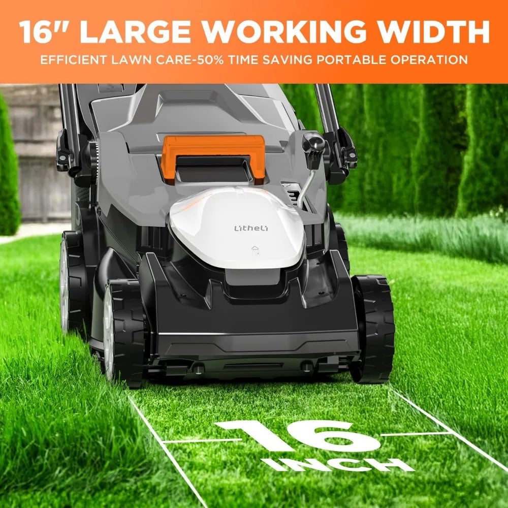 Litheli 20V Cordless Lawn Mower Height Adjustment System