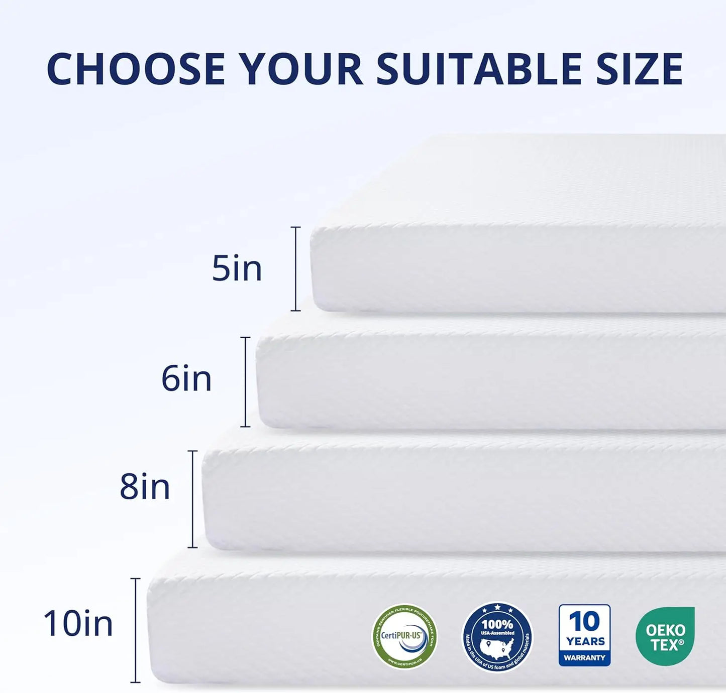 Sichuan Green Tea Memory Foam Mattress for Cool Sleep Relief