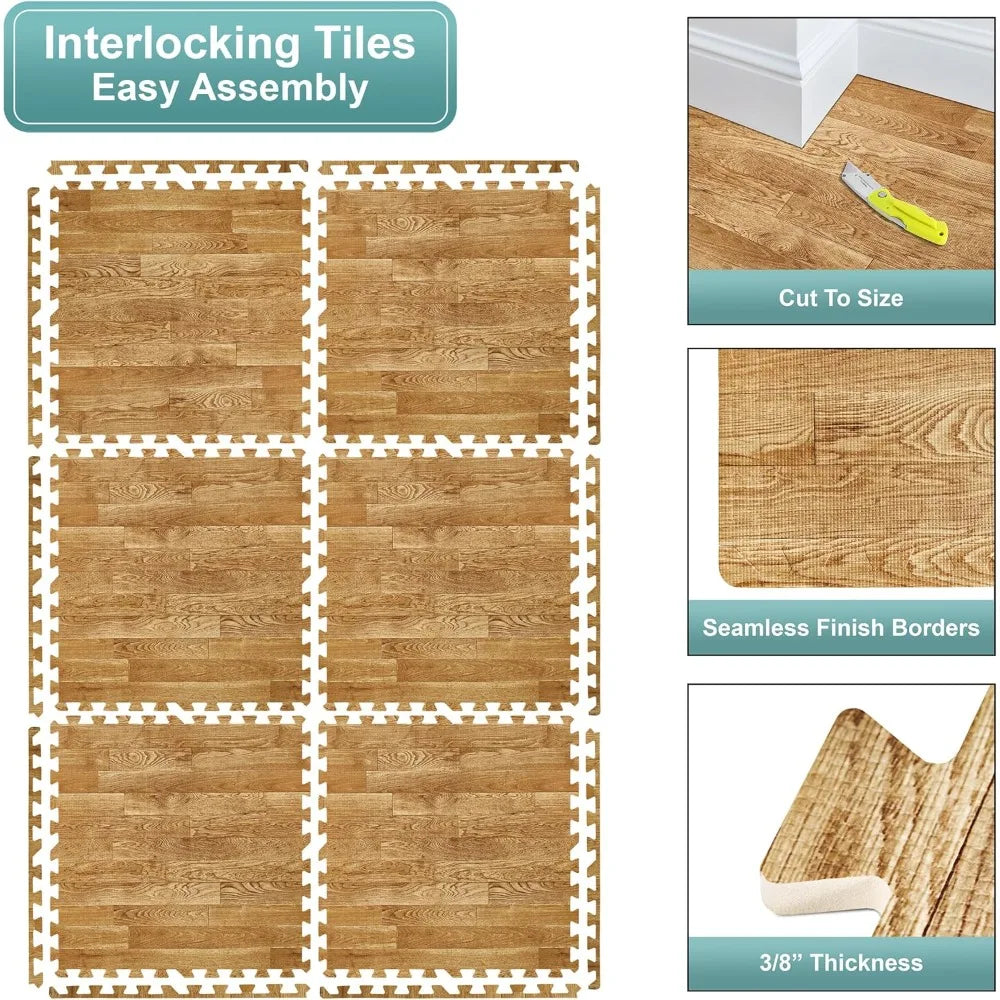 Sorbus Puzzle Exercise Mats for Home Playroom and Dance