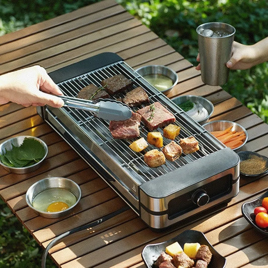 Amerzis Electric Grill Indoor Skewer 110 130V US Plug