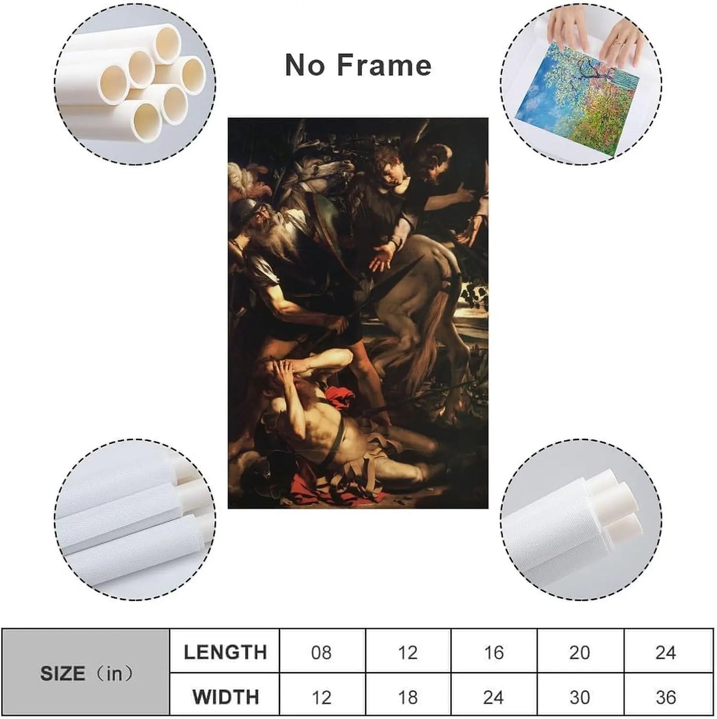 The Conversion of Saint Paul Canvas Wall Art Decor