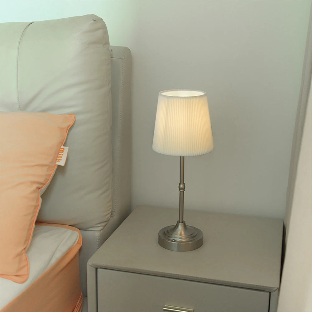 Bedside Dining Room Lamp USB Rechargeable 5200mAh Night Light Touch Control Portable Cordless Table Lamp for Bedroom Bar Balcony