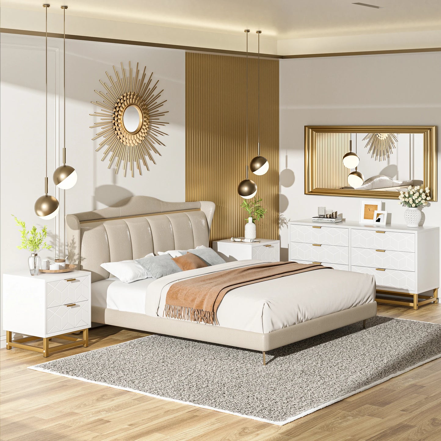 Studyset Dresser With 6 Drawers Minimalist Modern Bedroom