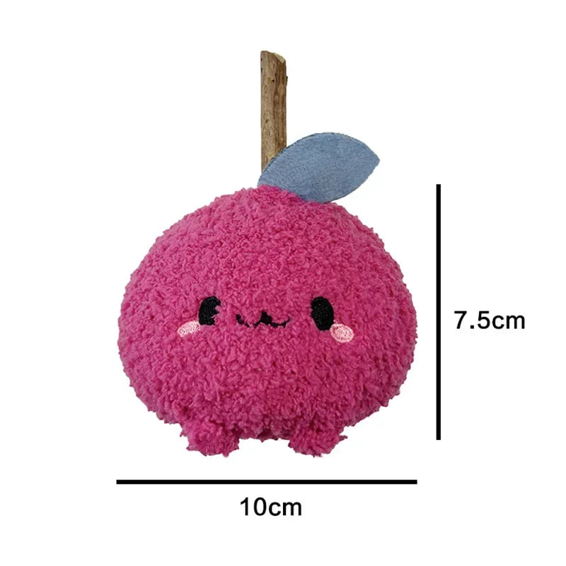 Plush Cat Toy Silvervine Cat Grinding Toys Funny Interactive Pet Kitten Chewing Toy Bite Self-Healing Toy for Cats Teeth Toys