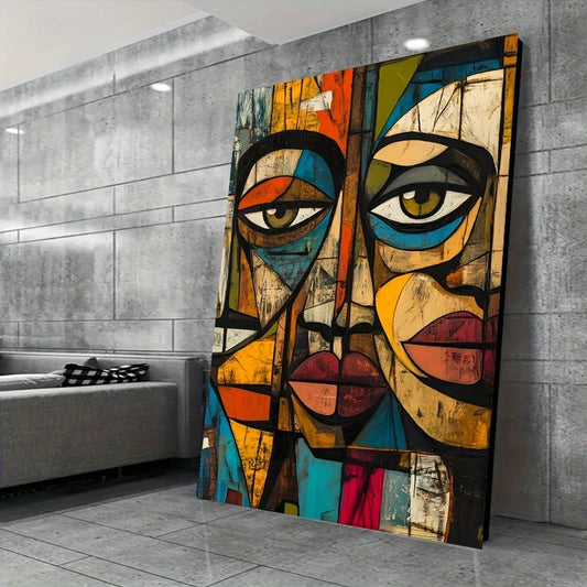 Frameless Modern African Abstract Art Canvas Print Poster