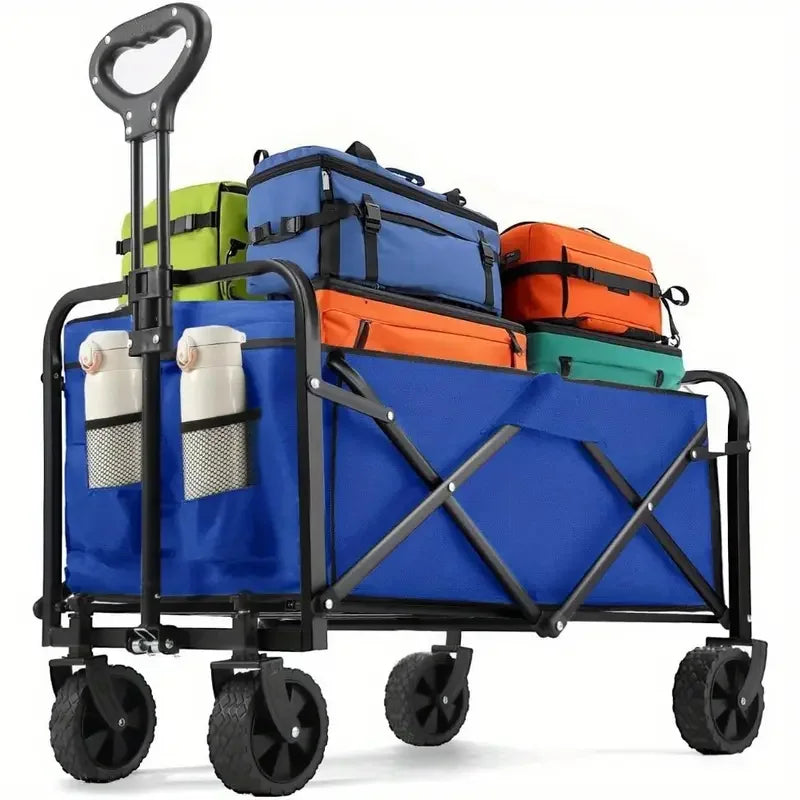 Heavy Duty Foldable Wagon Cart For Groceries And Beach