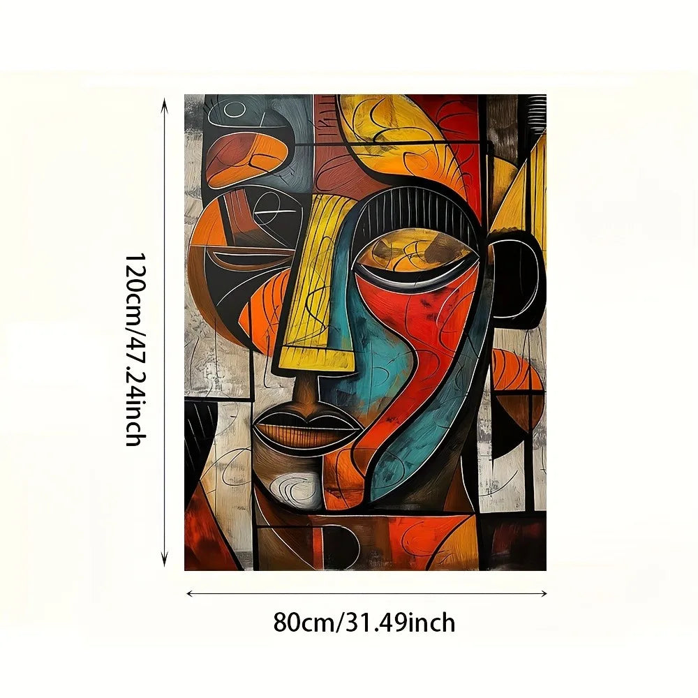 Abstract African Art Canvas Print Frameless Wall Art Modern