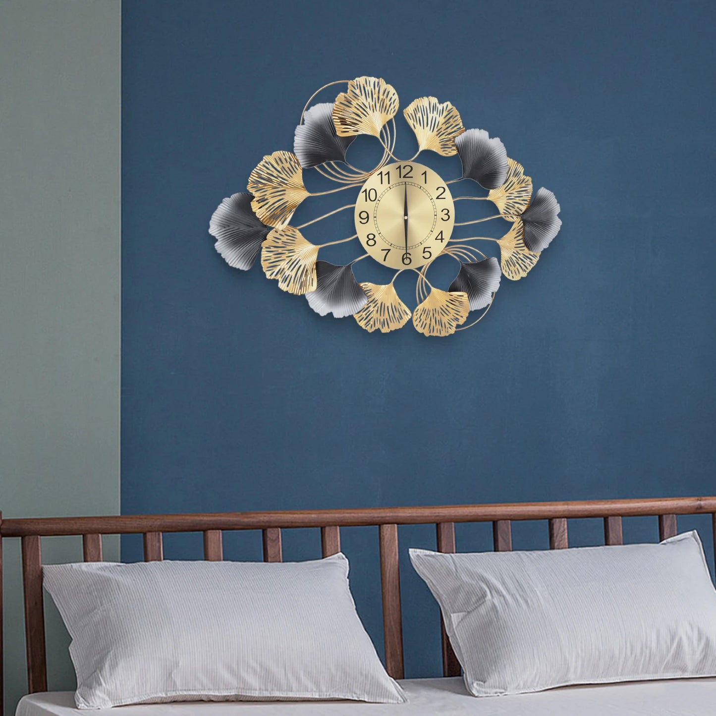 Large Wall Clock for Living Room Decor Modern Wall Clock Creative Luxury Wall Clock Background Wall Art Gold Clock