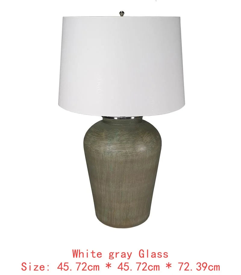 D18x28.5 Glass Table Lamp - Modern Decorative Lighting Fixture for Home or Office, Stylish and Elegant Design, Perfect for