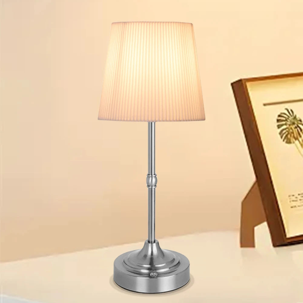 Bedside Dining Room Lamp USB Rechargeable 5200mAh Night Light Touch Control Portable Cordless Table Lamp for Bedroom Bar Balcony