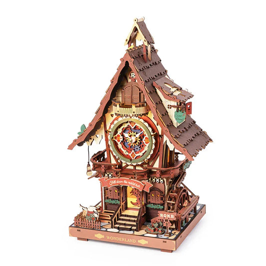 Robotime Rokr 3D Cuckoo Clock Kit With Working Bird