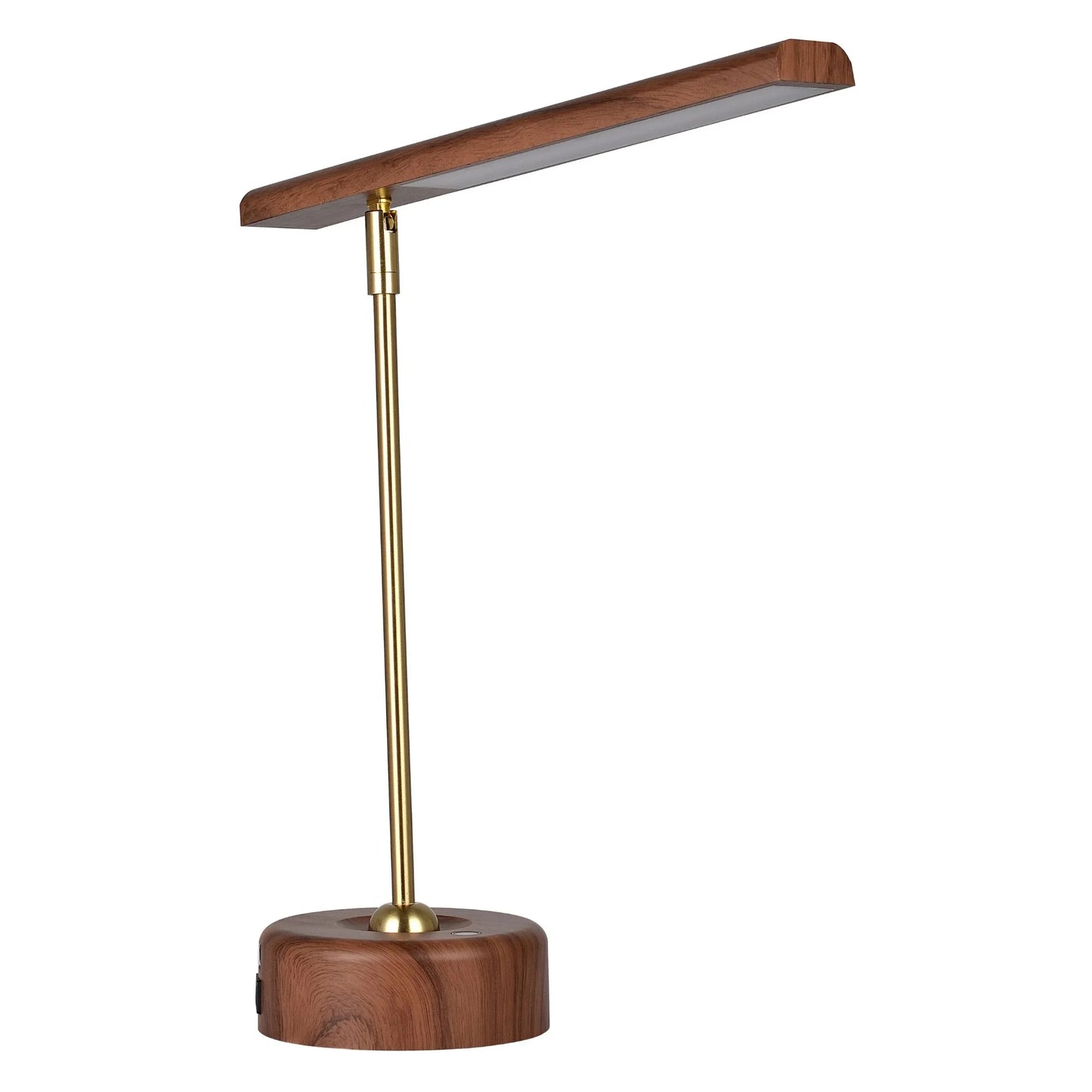LED Wood Look Finish Desk Lamp, Modern Styling, Ideal for All Ages,New