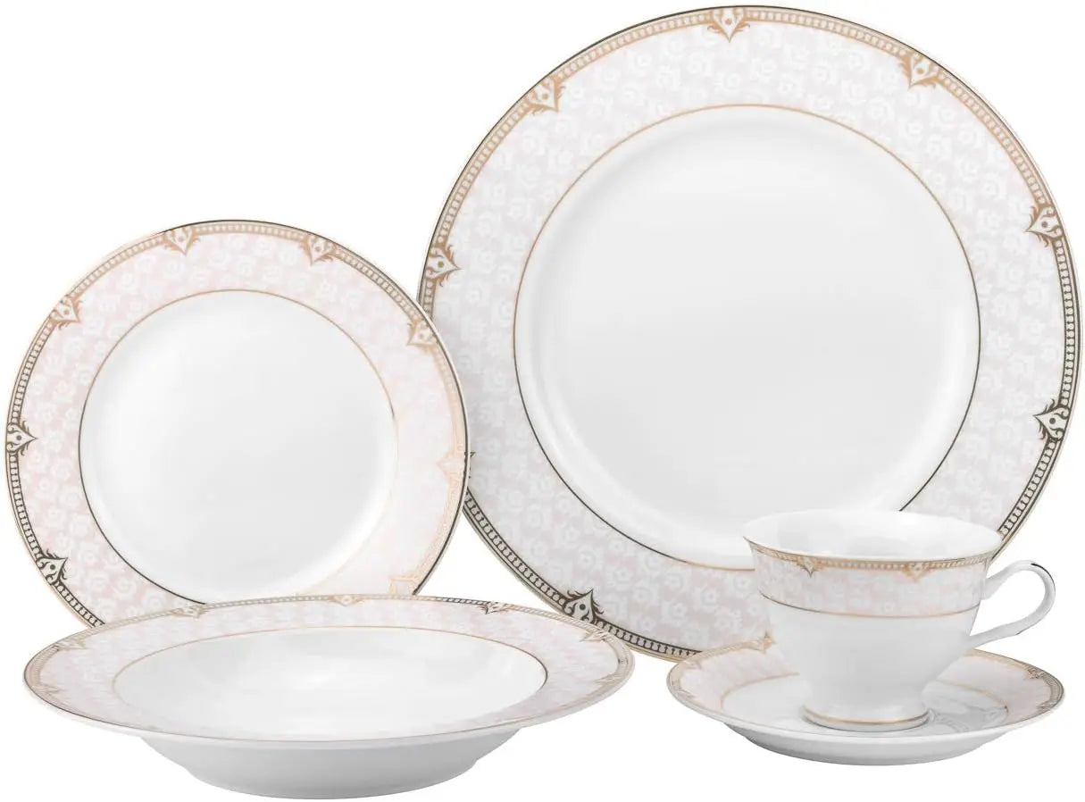 57-pc Banquet Dinnerware Set, Luxury Tableware Dining Service for 8 Acetochlor  Acetazolamide