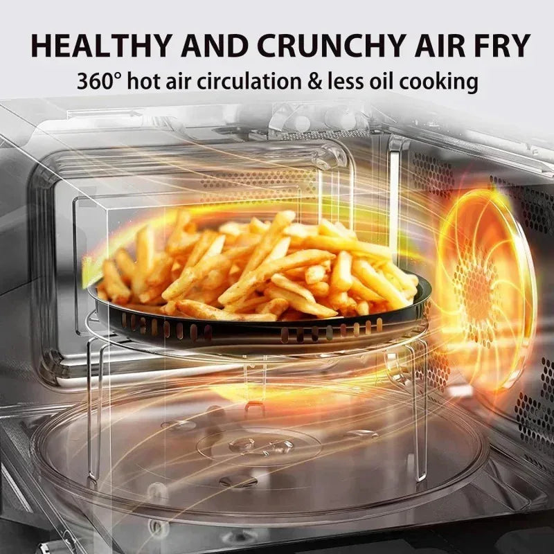 6 In 1 Inverter Microwave Oven Healthy Air Fryer Convection