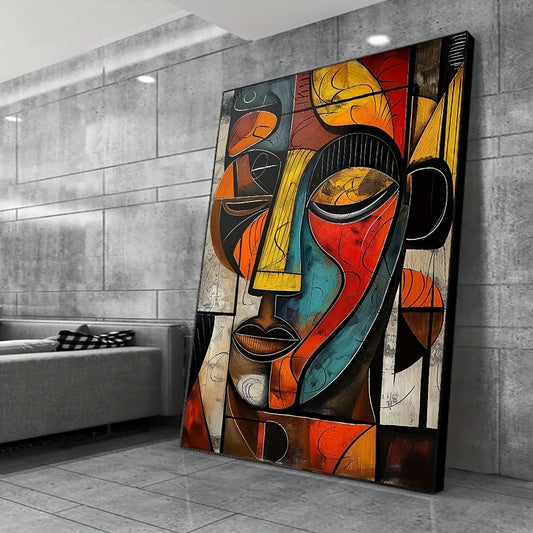 Abstract African Art Canvas Print Frameless Wall Art Modern