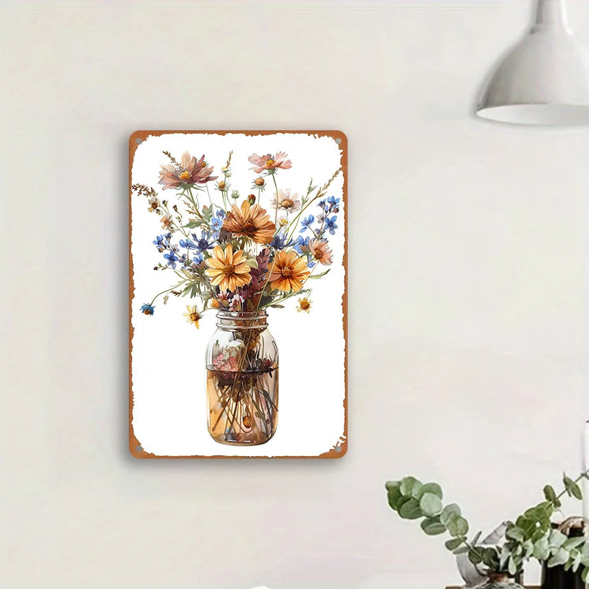Retro Tin Painting Iron Sign For Home And Office Decor