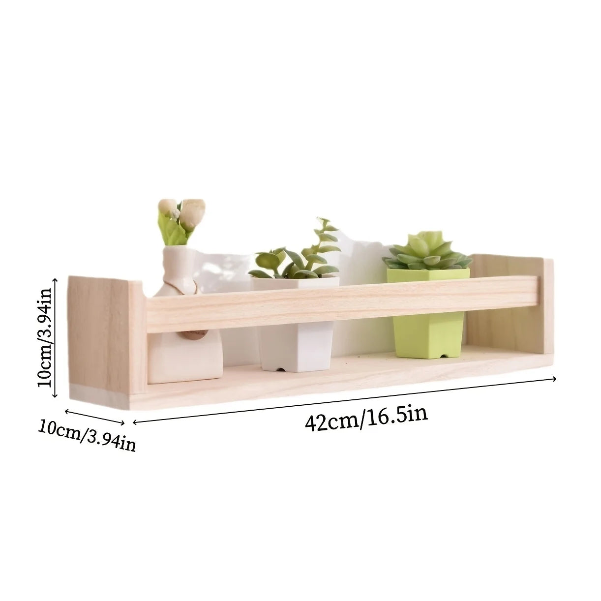 1pcs hold wall mounted partition storage rack, bedroom storage suspended wall shelf, solid wood wall storage and organizing rack