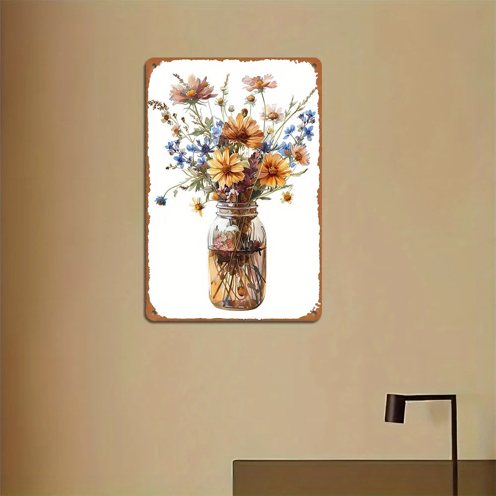 Retro Tin Painting Iron Sign For Home And Office Decor