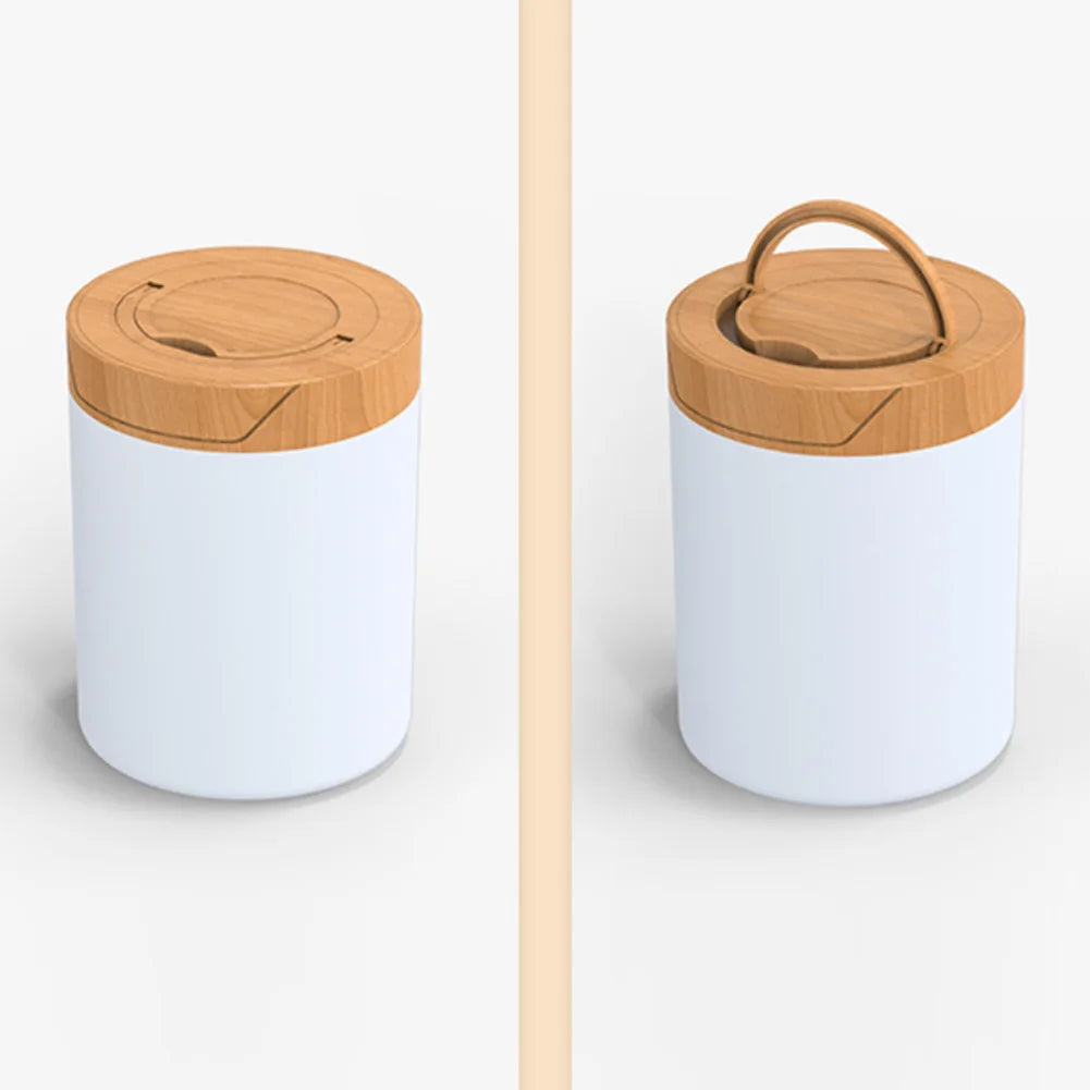 Bedside Table Lamp Dimmable RGB Nightstand Lamp 1500mAh Modern Decorative Light Touch Sensor for Bedroom Living Room