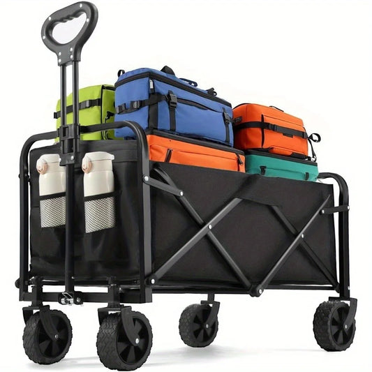 Heavy Duty Foldable Wagon Cart For Groceries And Beach