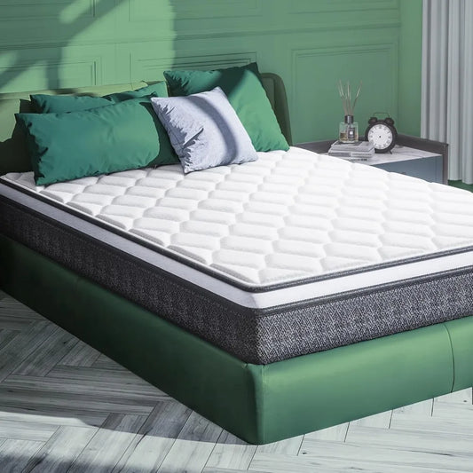 Angduo Hybrid Gel Memory Foam Mattress With Springs