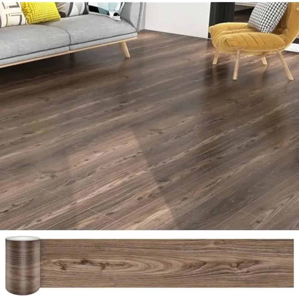 36 Pack 54 Sq.Ft , Waterproof Peel&Stick Floor Tile, Self-Adhesive DIY Flooring Tiles for Bedroom, Living Room, Bathroom