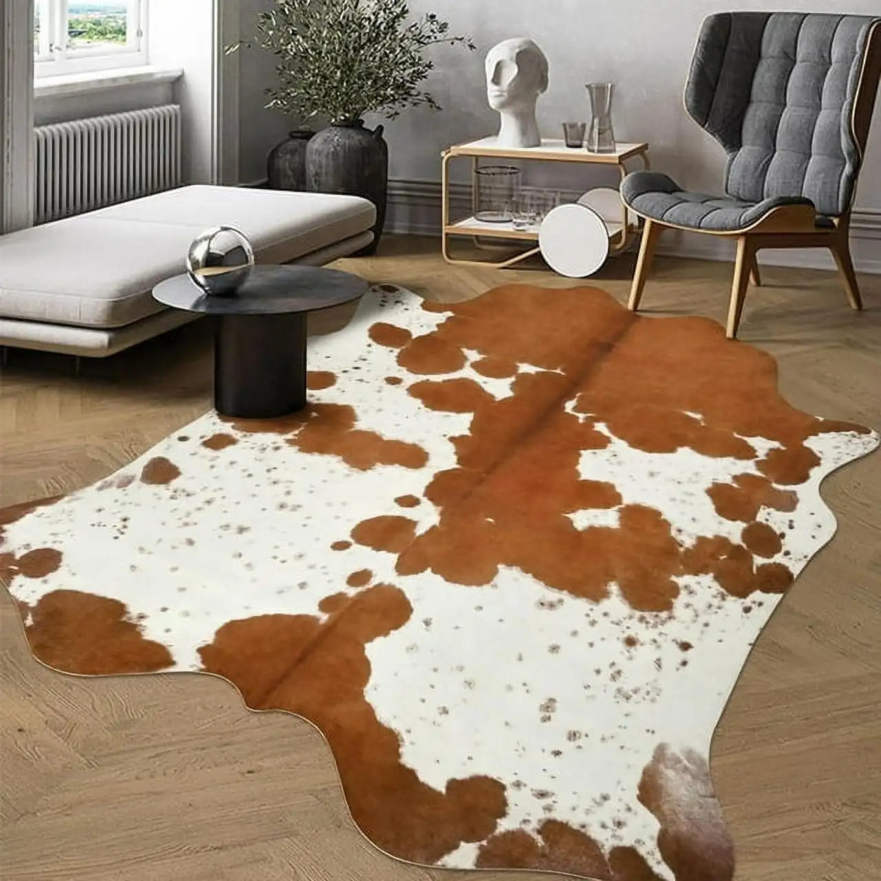 American style Animal Print Rug faux fur cowhide rug Bedroom carpet room carpet for living room rugs house decoration floor mats