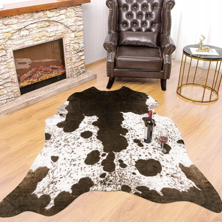 American style Animal Print Rug faux fur cowhide rug Bedroom carpet room carpet for living room rugs house decoration floor mats