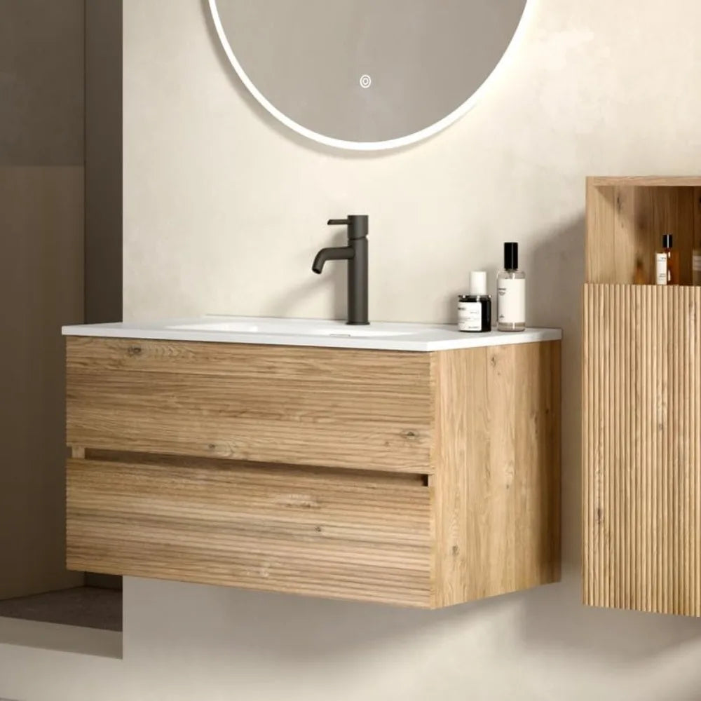 36'' Floating Bathroom Vanity with Sink Combo, Modern Bathroom Cabinet with 2-Soft Close & Large Storage Drawers, for Bath