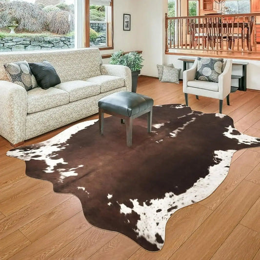 American style Animal Print Rug faux fur cowhide rug Bedroom carpet room carpet for living room rugs house decoration floor mats
