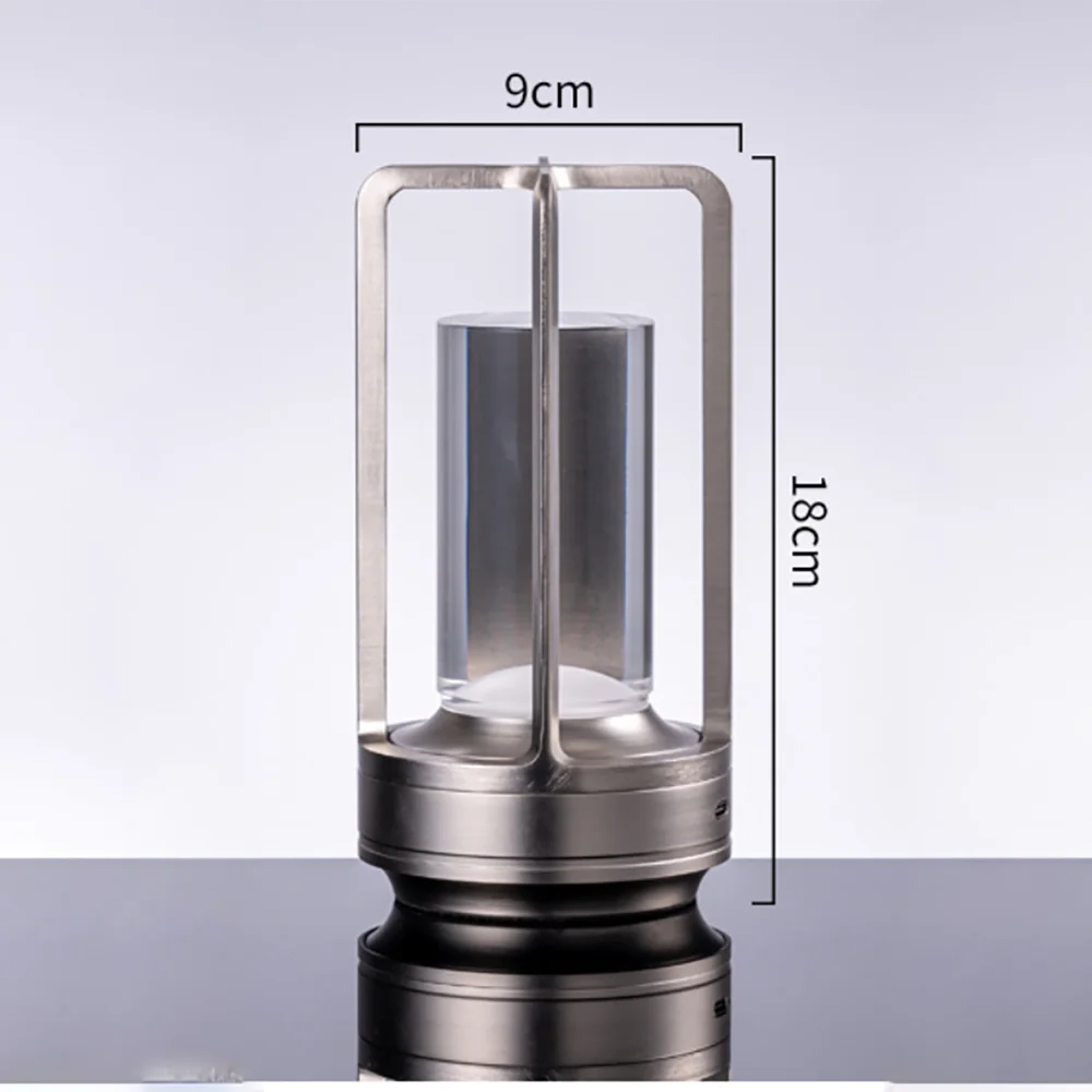 LED Table Lamp plastic bedroom bedside desk lamp rechargeable touch dimming desk lamp dining table decorative table lamp