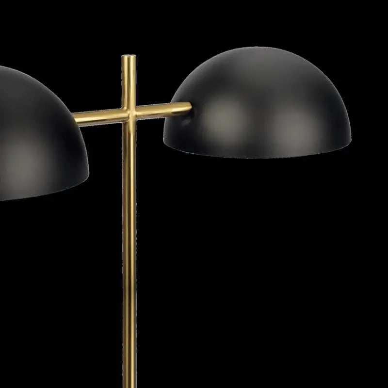 Double Table Lamp with On/Off Switch, Faux Marble Base, 22.4" H x 20" W x 7.9" D, Ideal for Living Room or Office Desk, Perfect